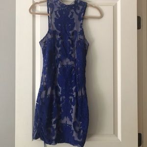 LF - Rumor Boutique Blue Lace Dress